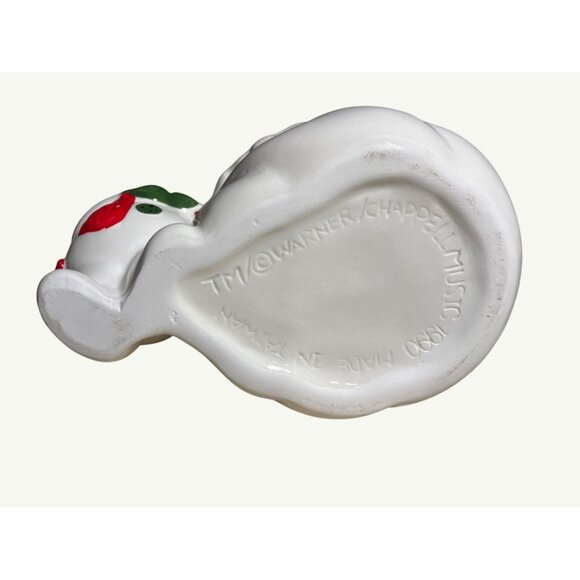 Vintage Christmas Snowman Ceramic Candy Dish Bowl  Planter Trinket Holder - Picture 12 of 13